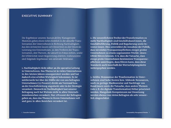 Bertelsmann Stiftung - Sustainability Management Monitor 2022